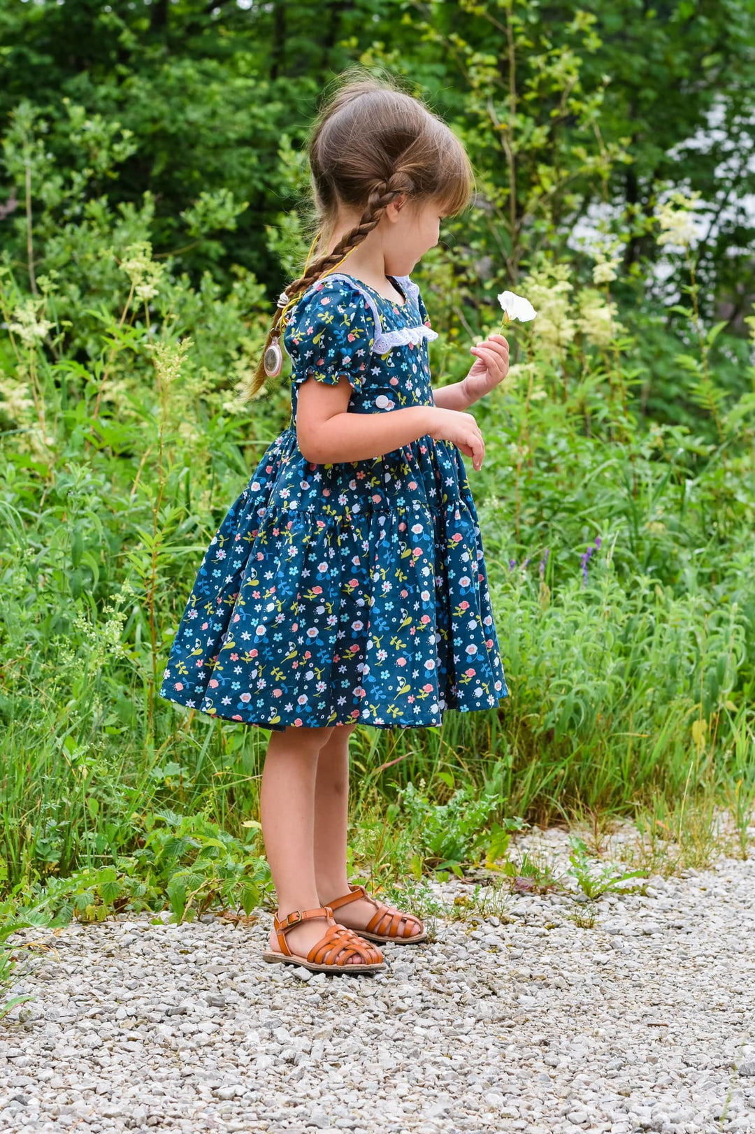 Anemone Wrap Dress – Wild Seeds Patterns
