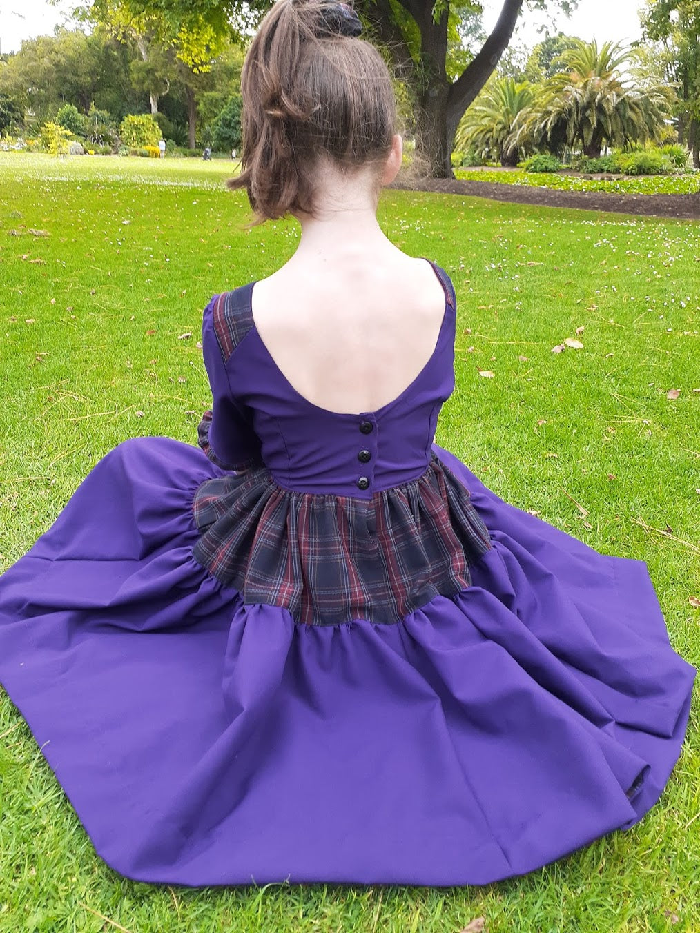 ★2023FW新作★threetimes★Dahlia dress Winter-Cross-Front-Dress-in-
